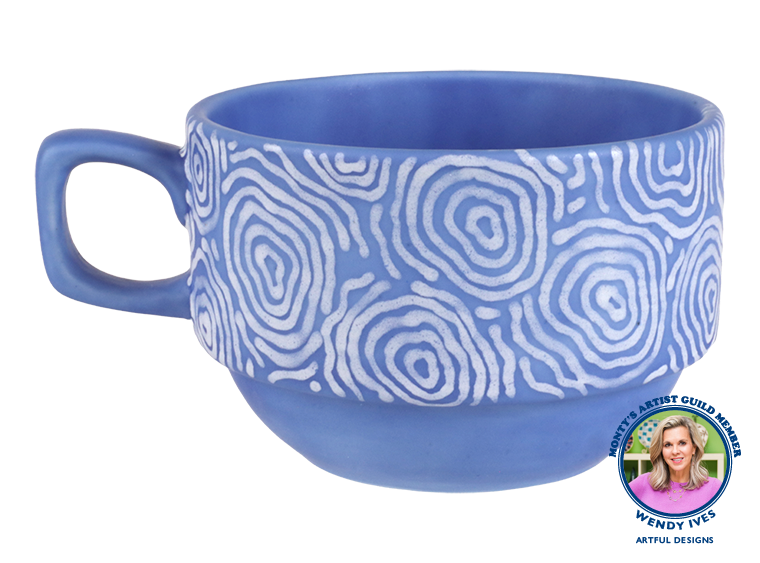 Bisque Stoneware Stackable Mug (Case of 6)