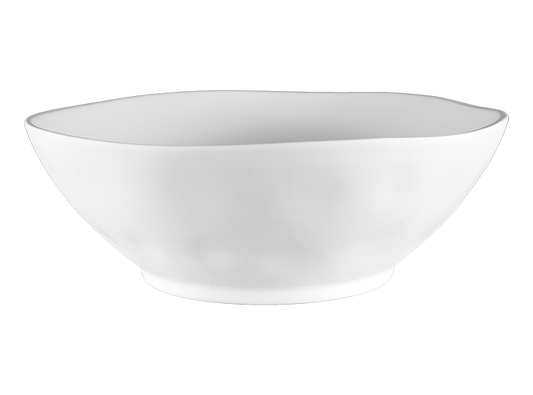 Bisque Stoneware Ashley Low Bowl (Case of 4)
