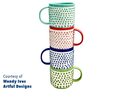 Bisque Stoneware Cooper Mug (Case of 4)