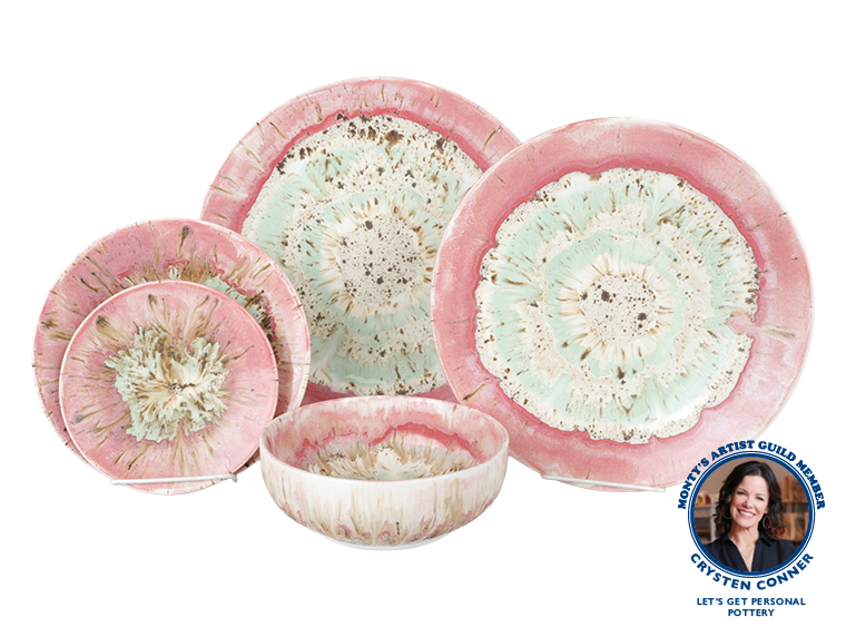 Bisque Stoneware Willow Bread Plate (Case of 6)