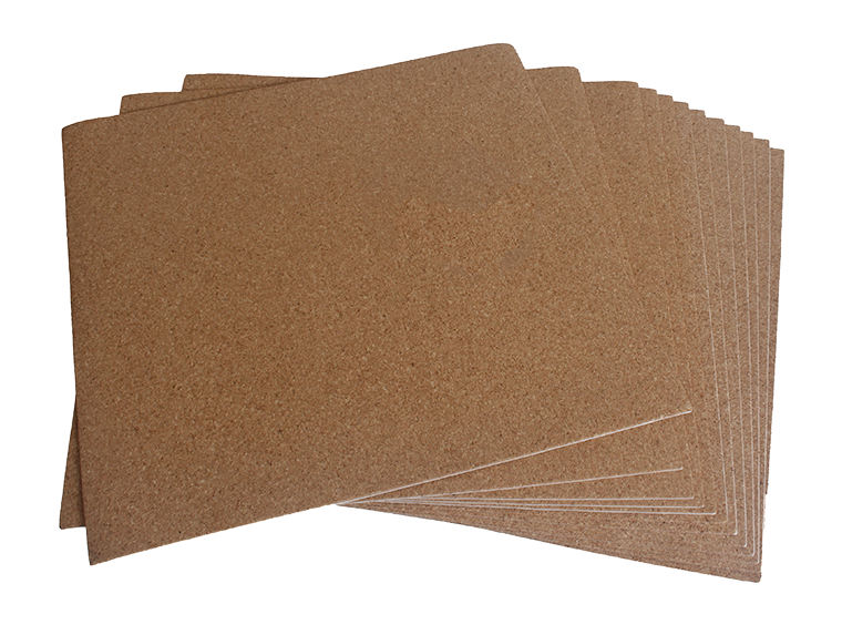 Self-Adhesive Cork Backing - 8" Square (Case of 12)