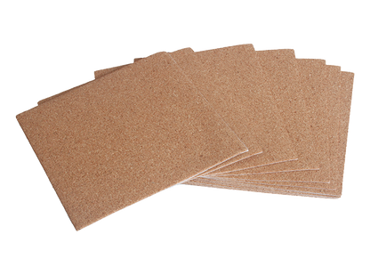 Self-Adhesive Cork Backing - 4.25" Square (Case of 12)