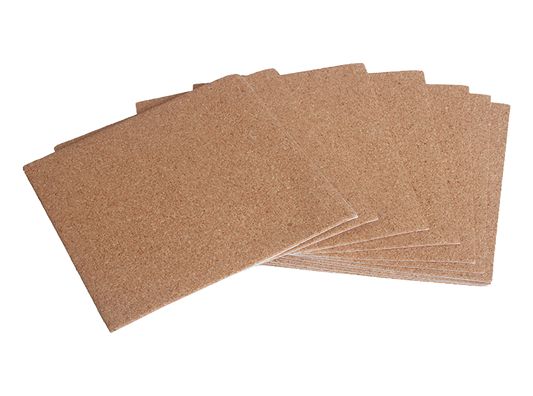 Self-Adhesive Cork Backing - 4.25" Square (Case of 12)
