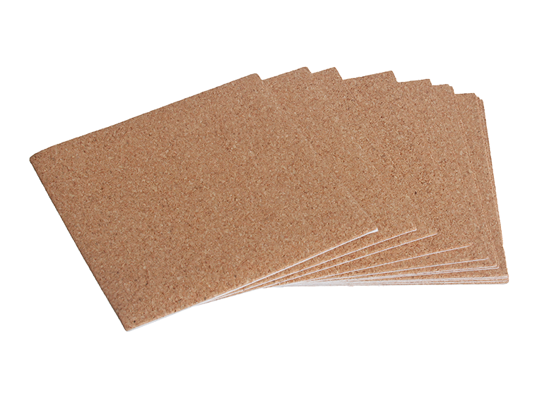 Self-Adhesive Cork Backing - 3.5" Square (Case of 12)