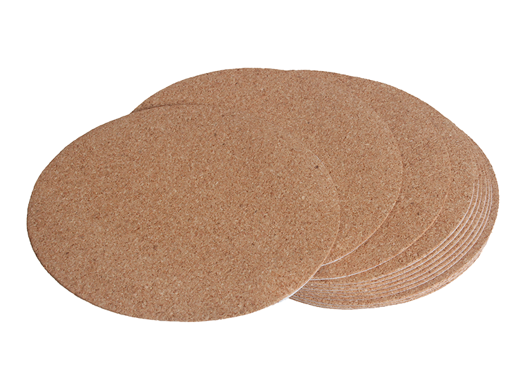 Self-Adhesive Cork Backing - 4.25" Circle (Case of 12)