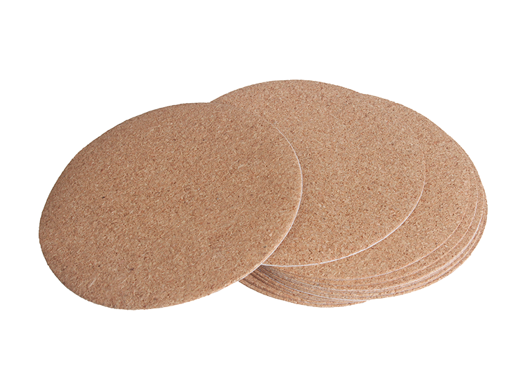 Self-Adhesive Cork Backing - 3.5" Circle (Case of 12)