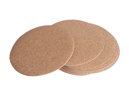 Self-Adhesive Cork Backing - 3.5" Circle (Case of 12)