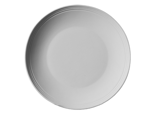 Bisque Stoneware Rimmed Dinner Plate (Case of 6)