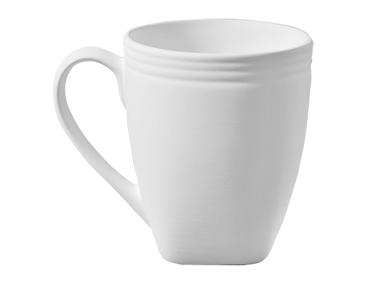 Bisque Stoneware Contemporary Mug (Case of 6)