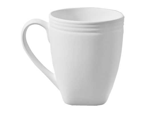 Bisque Stoneware Contemporary Mug (Case of 6)