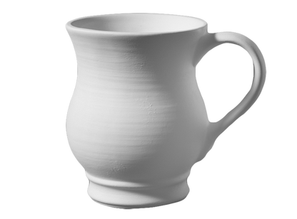Bisque Stoneware Lisa Mug (Case of 6)