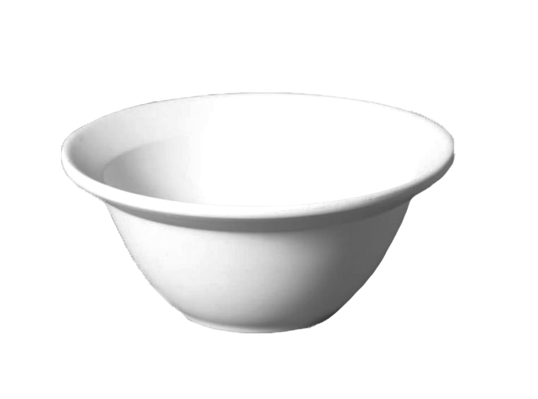 Bisque Stoneware Modern Bowl (Case of 4)