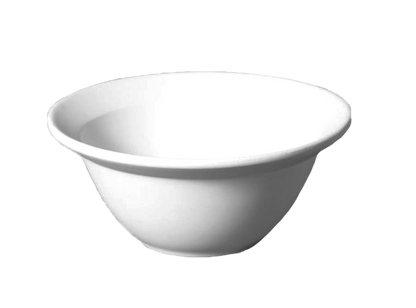 Bisque Stoneware Modern Bowl (Case of 4)