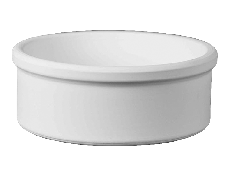 Bisque Stoneware Pet Bowl (Case of 4)