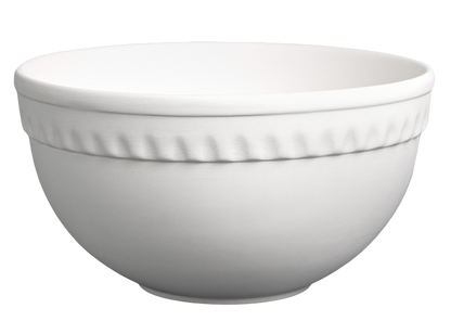 Bisque Stoneware Large Vintage Mixing Bowl (Case of 4)