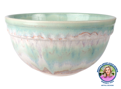 Bisque Stoneware Large Vintage Mixing Bowl (Case of 4)