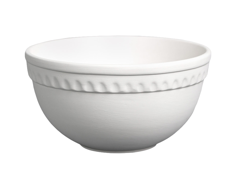 Bisque Stoneware Small Vintage Mixing Bowl (Case of 6)