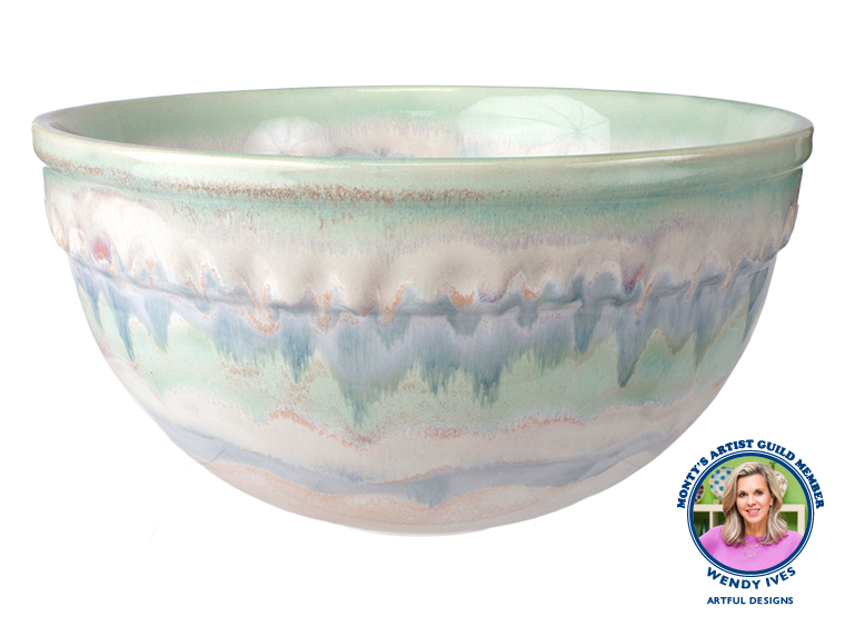 Bisque Stoneware Small Vintage Mixing Bowl (Case of 6)