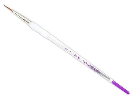 Soft Grip Sable Short Liner Brush #1 (Case of 3)