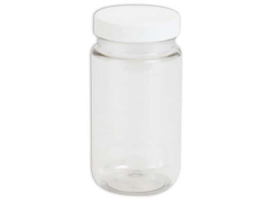 Storage Jar With Lid - 8 Ounce (Case of 1)