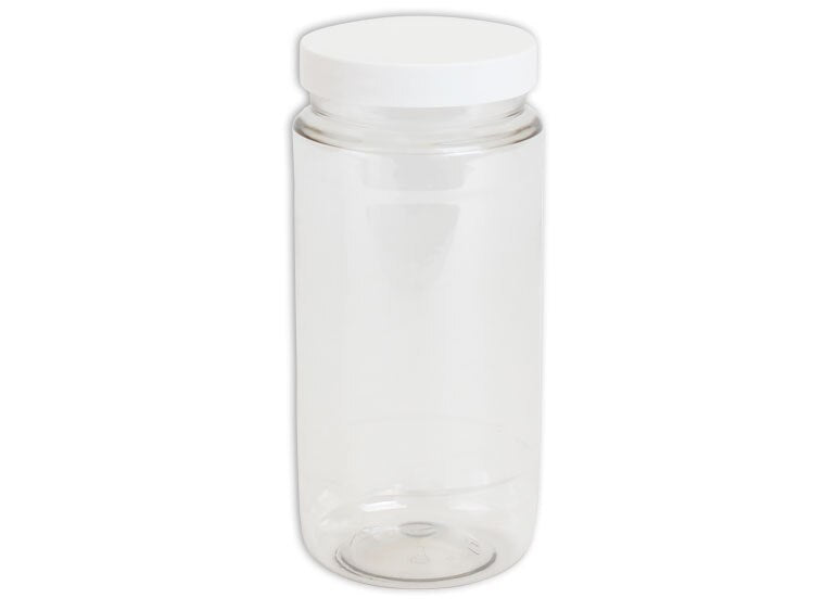 Storage Jar With Lid - 16 Ounce (Case of 1)