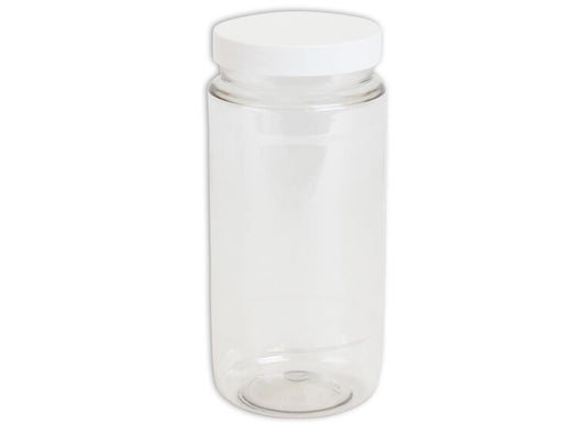 Storage Jar With Lid - 16 Ounce (Case of 1)