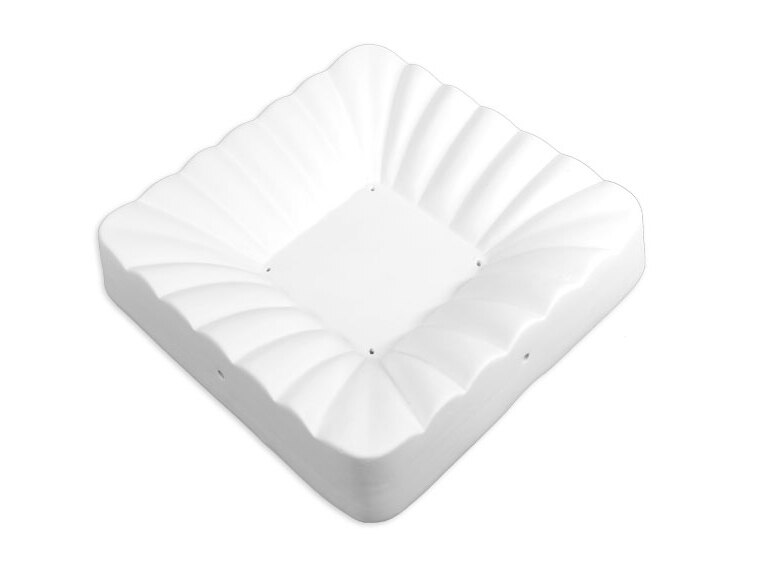 Rippled Square Bowl Mold (Case of 1)