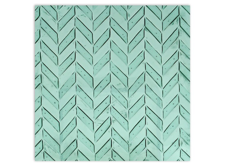 Herringbone Texture Fusing Tile (Case of 1)
