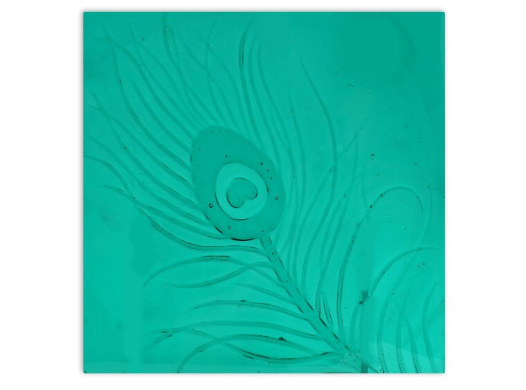 Peacock Fusing Tile (Case of 1)