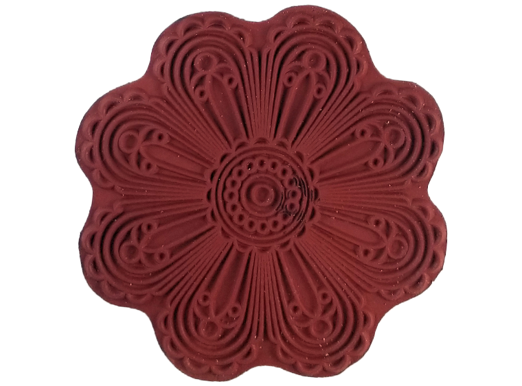 Stain Glass Flower Stamp (Case of 1)