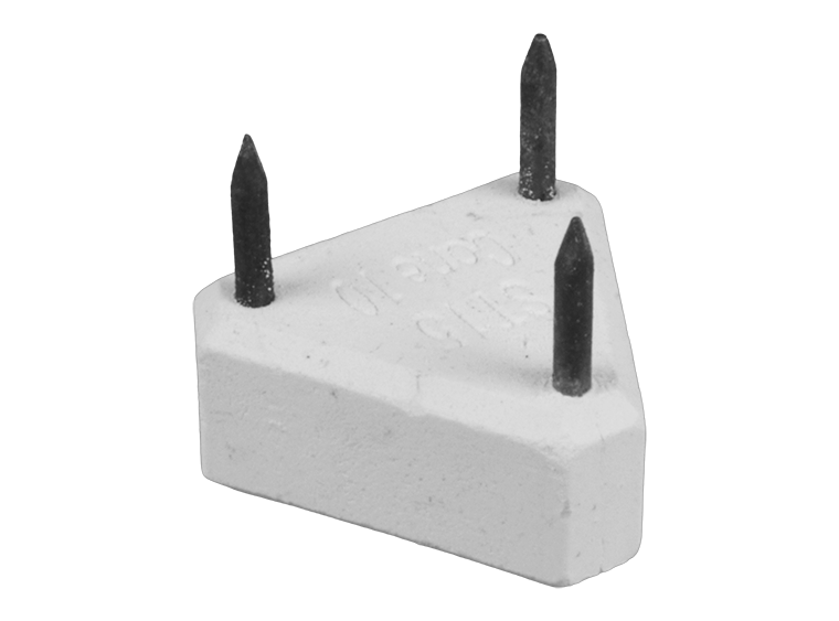 3 Point Triangle Stilt - 15mm/0.6" Point To Point (Case of 1)