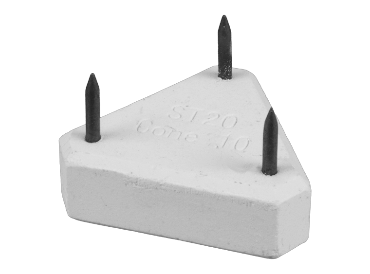 3 Point Triangle Stilt - 20mm/0.8" Point To Point (Case of 1)