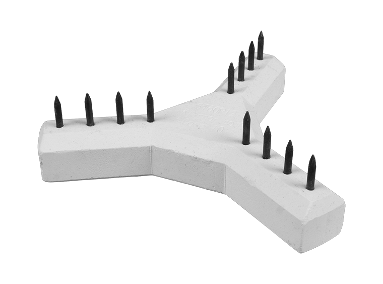 Multi Point Stilt - 60mm/2.36" With 12 Points (Case of 1)