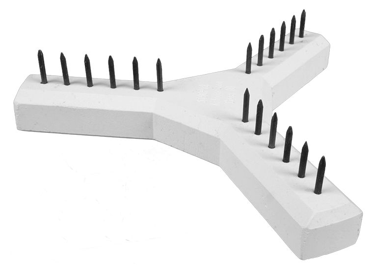 Multi Point Stilt - 90mm/3.54" With 18 Points (Case of 1)