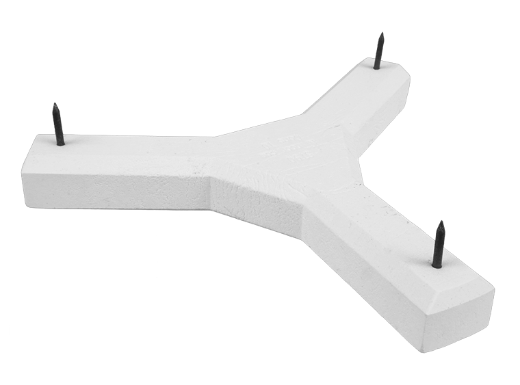 3 Point Trinity Stilt - 90mm/3.54" Point To Point (Case of 1)