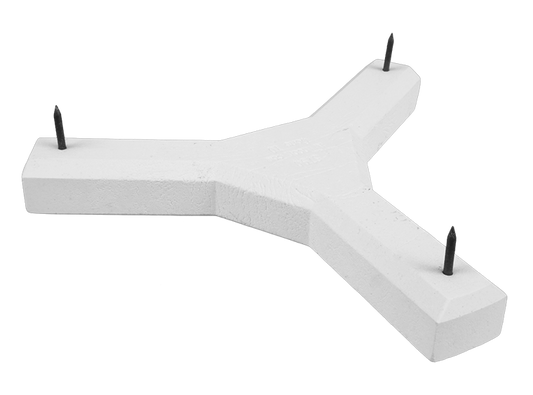 3 Point Trinity Stilt - 90mm/3.54" Point To Point (Case of 1)