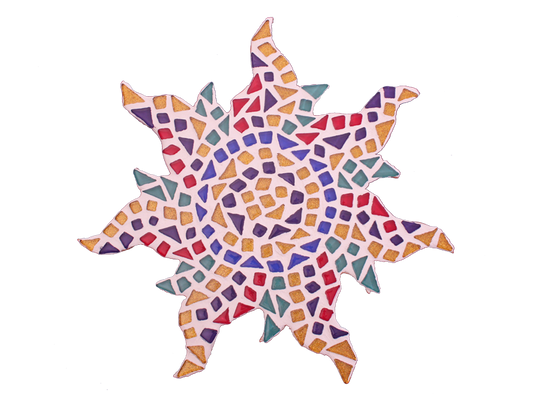 Mosaic Sun Plaque Kit (Case of 1)