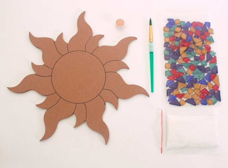 Mosaic Sun Plaque Kit (Case of 1)