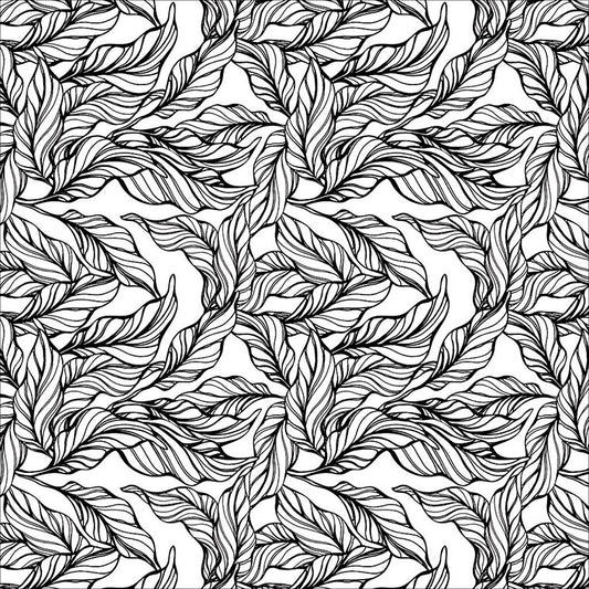 Leaf Tropical Underglaze Decal (Case of 1)