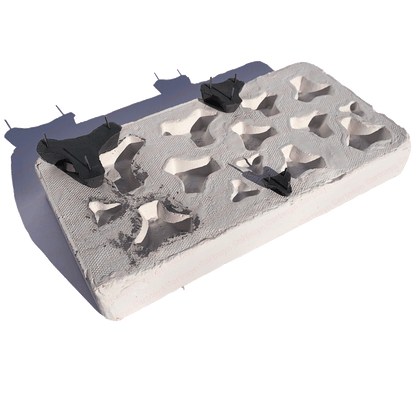 DIY Kiln Stilt Plaster Mold