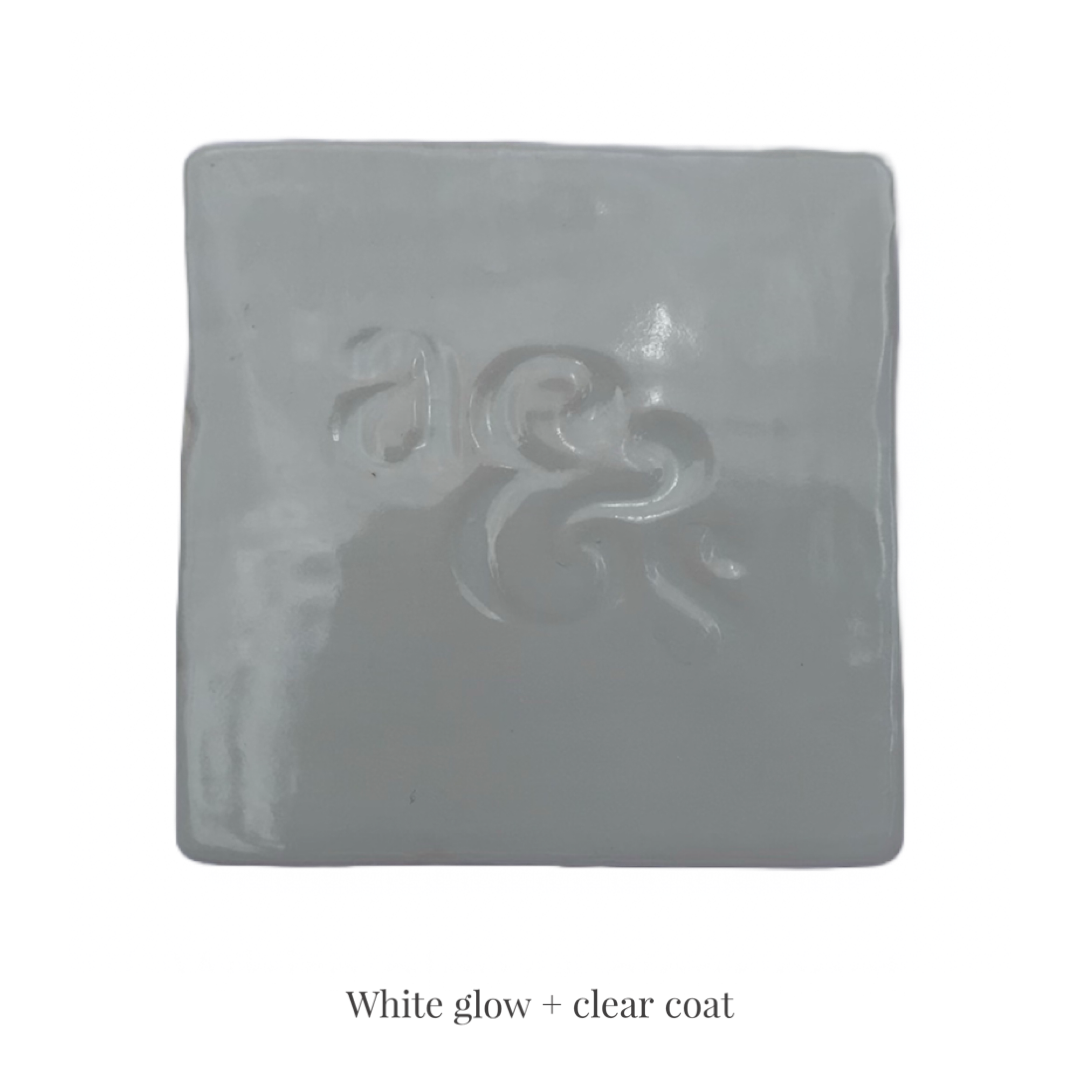 White glow glaze