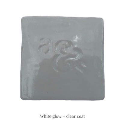 White glow glaze