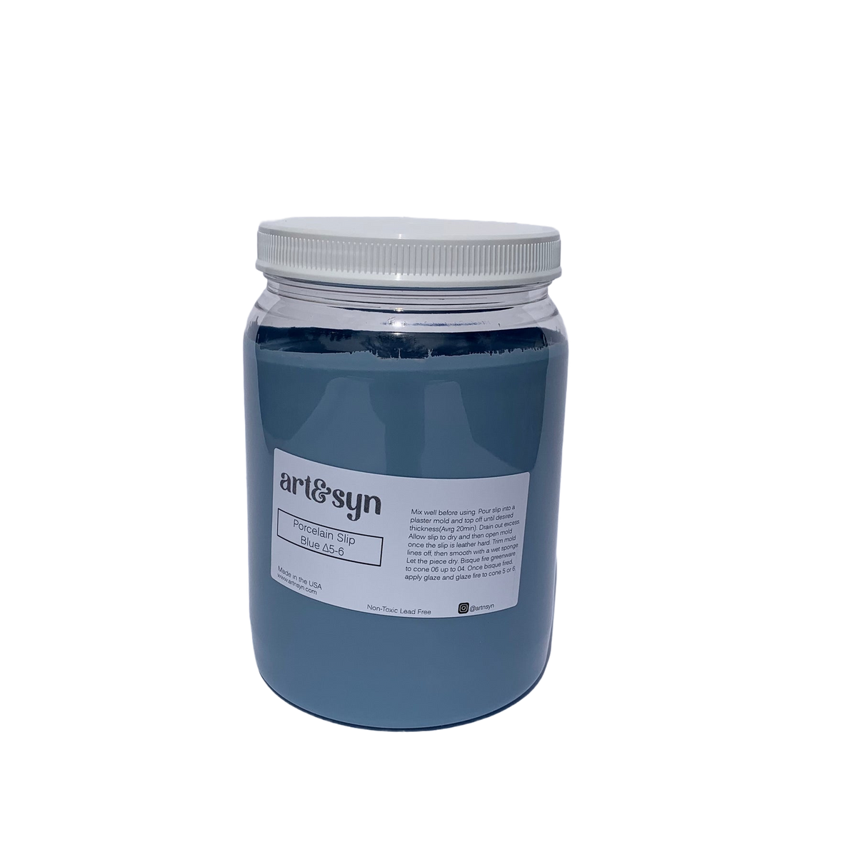 Blue Porcelain Slip Cone 5-6
