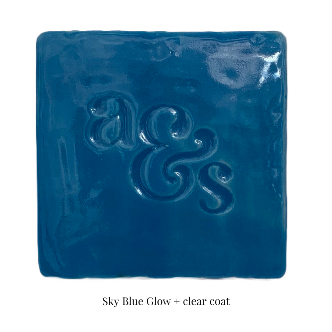 Sky Blue Glow Glaze